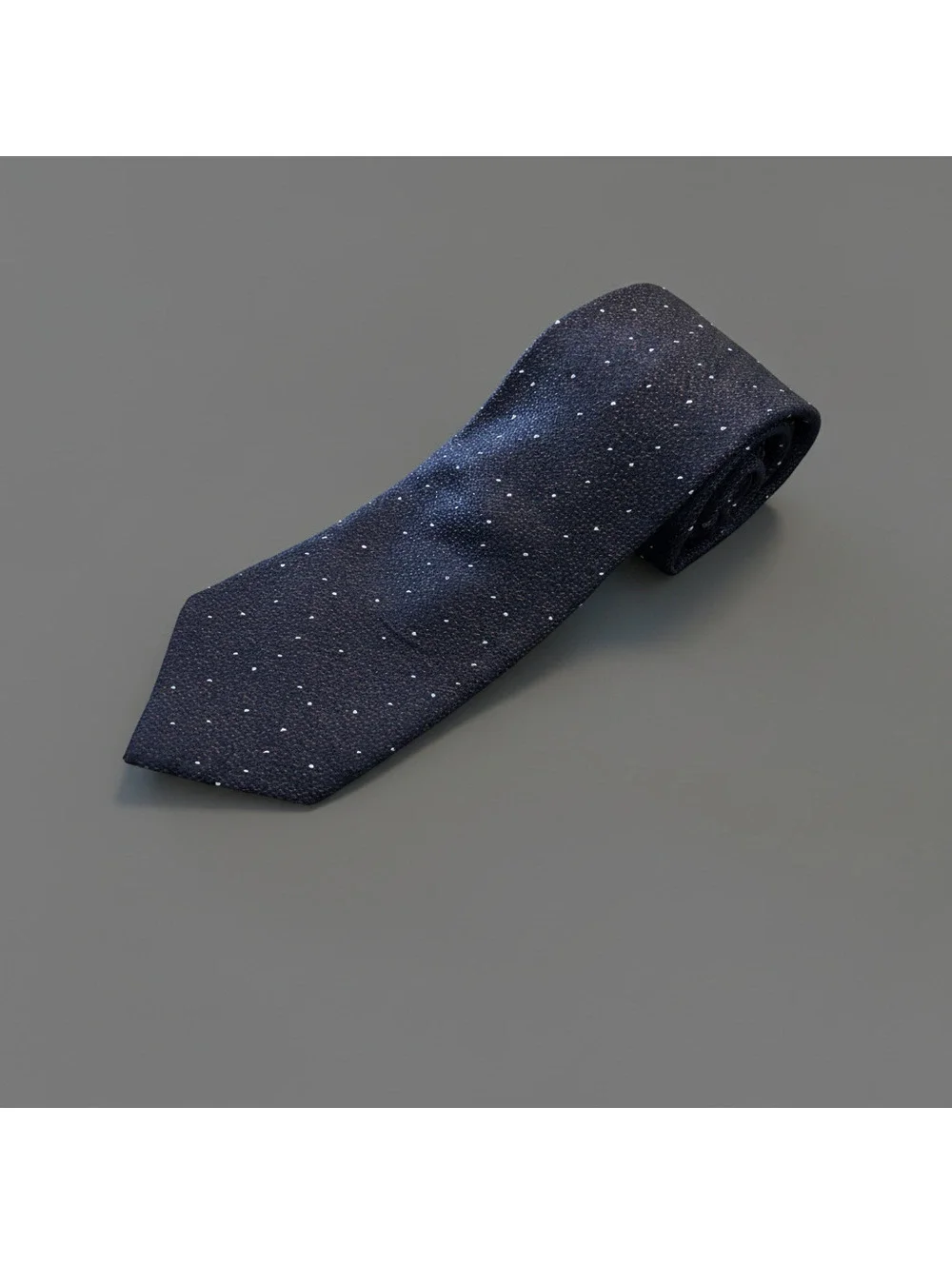 Autograph M&S 100% Silk Tie Navy Blue Textured NWOT